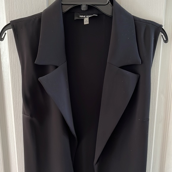 Nine West vest blazer duster coat, M
